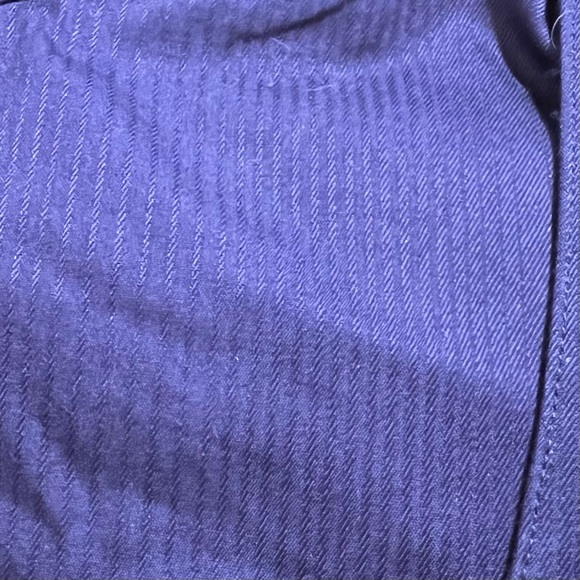 Structure Button Up Shirt Purple Cotton Long Sleeve Button Cuff - Picture 4 of 9